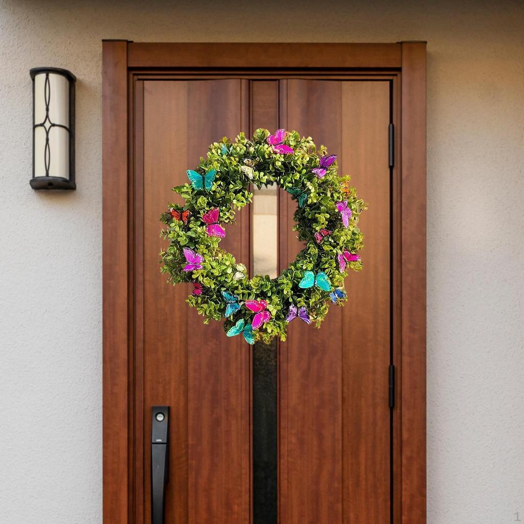 Floral Wreath for Farmhouse Entryway Decor