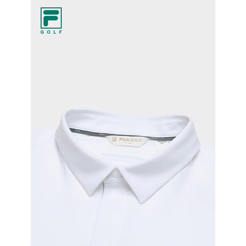 FILA Men's Golf Sun Protection Knitted Polo Shirt