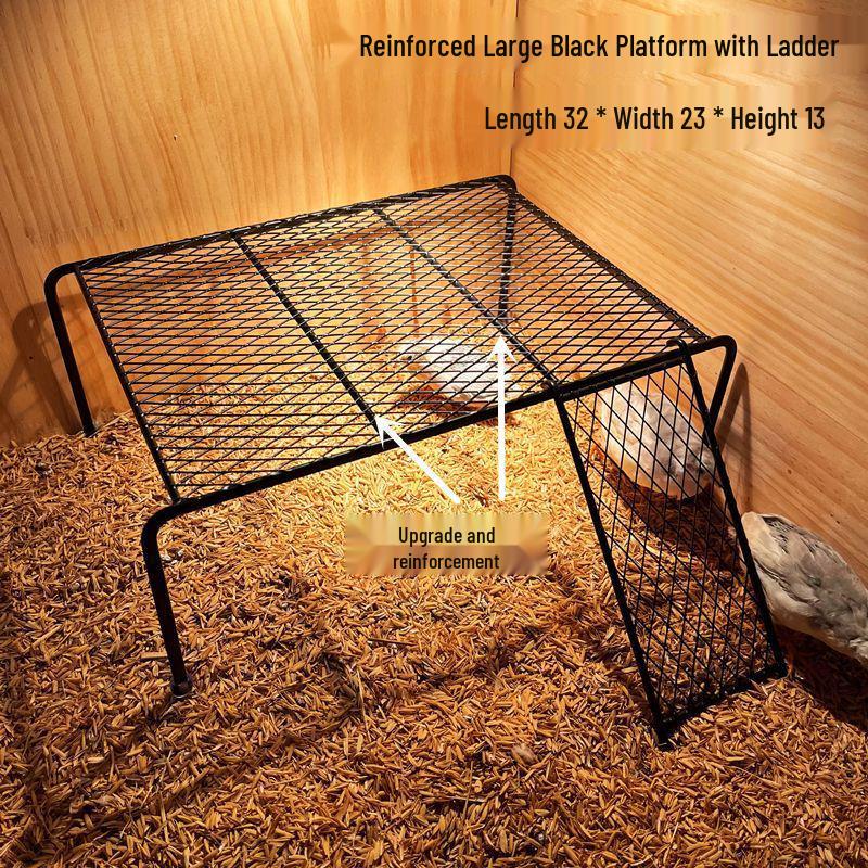 Rooster Ornament Shelf & Chicken Coop Feeder Platform