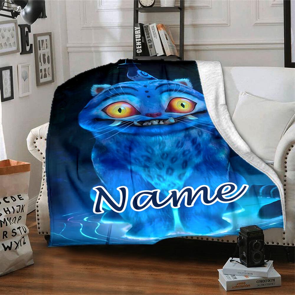 Customizable KPop Demon Hunters19 Throw Blanket – Personalized Name, All-Season Cozy Snug Blanket, Machine Washable, Personalized Blanket