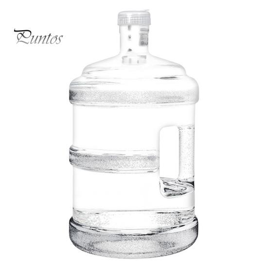 Twist Off Cap Container Plastic Water Jug with Handle And Leakproof Cap, Reusable Durable Portable Drinking Bottle, Transparent Storage for