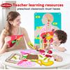 Craftstory Teaching Body Parts Felt Board Stories for Toddlers, Arts Crafts Toys for Kids Sensory Activities Teacher Daycare Supplies