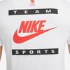 Nike T Shirts Men's White Crew Neck Moderate Straight Fit DJ2729-100