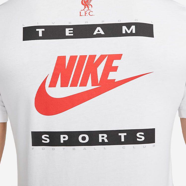 Nike T Shirts Men's White Crew Neck Moderate Straight Fit DJ2729-100