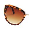 Women Sunglasses Vintage Style Thickened Lenses Leopard Print Fashion Cat Eye Women Sunglasses for Female