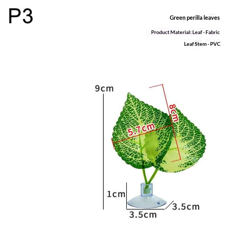 Aquarium Decor Pets Fish Artificial Leaf Hammock Simulating The Habitat For Betta Spawning Grounds Breeding Resting Bed Hide