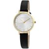 Montre - Skylar - Bracelet cuir noir - Boîtier doré 32 mm - Quartz Miyota 2035