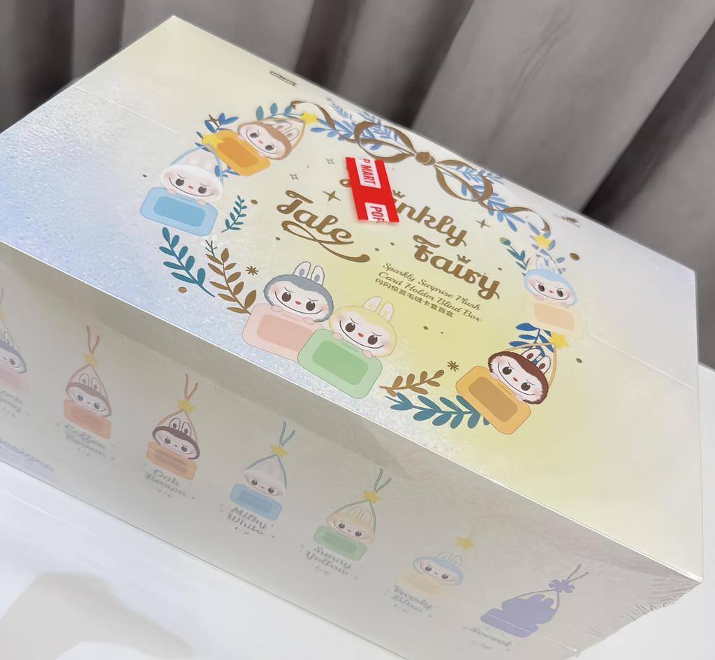 POP MART Shiny Fairy Tale Series Labubu Sparkling Surprise Plush Card Holder Blind Box Single/Full Set of 6