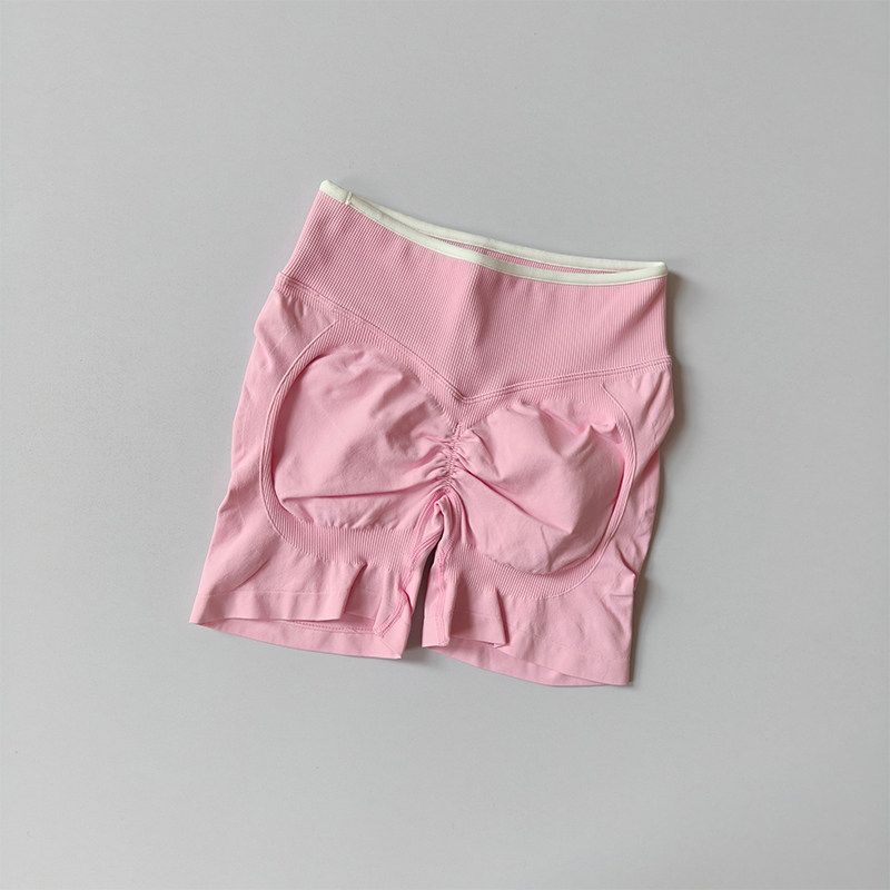Yoga Set for Women with Chest Pads, Tight-Fitting, Quick-Drying, Suitable for Outdoor Running, Sports, Fitness, and Yoga, High-Waisted Shorts