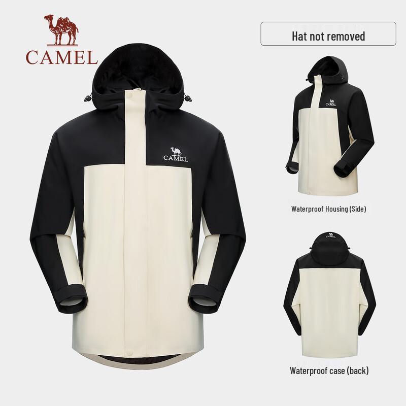 Camel Unisex Single-Layer Windbreaker Jacket