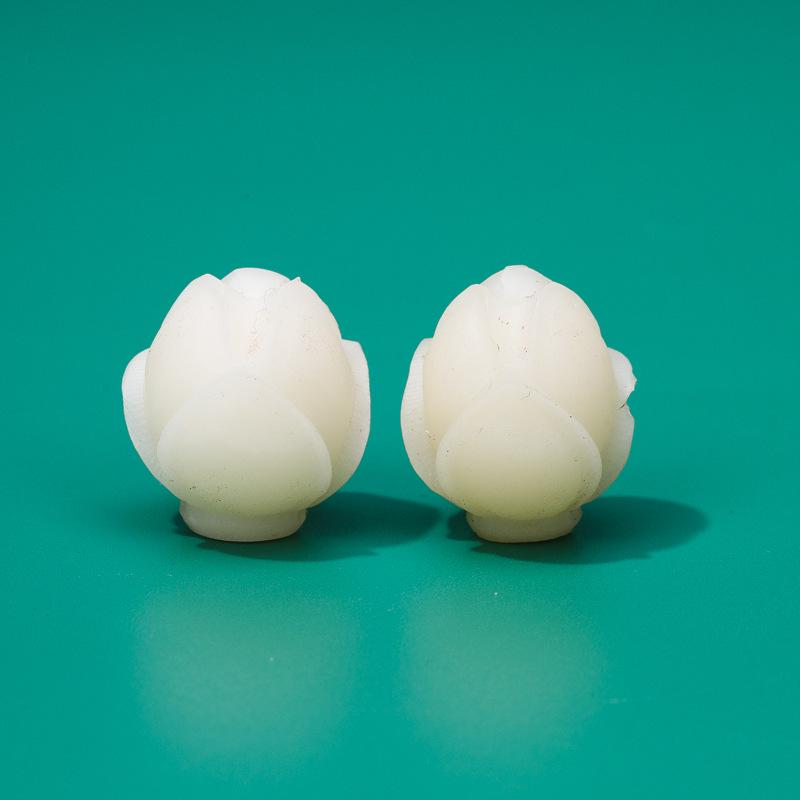 Handmade Exquisite Lotus Lion Root Carving Bracelet Kit with Lucky Charm Bag