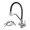 Purification Kitchen Faucet 3-ways Mixer Tap Basin Indoor Outdoor 2 Outlets