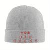 Bad Omens Nur so tun als ob Mütze Herbst Winter Beanie Mützen Warm Metall Rock Mütze Damen Herren Acryl Strickmütze