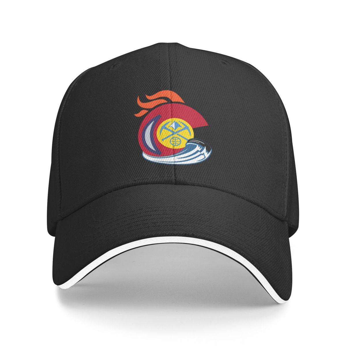 

Colorado Sports Mashup Бейсболки Snapback Унисекс Женские шляпы Наружная регулируемая повседневная кепка Спортивная бейсбольная шляпа Полихроматическая
