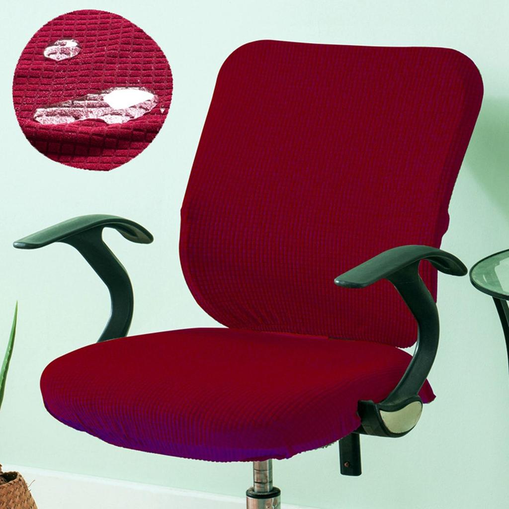 Stretch Computer Chair Cover Slipcover Rotate Chair Seat Cover for Rotating Chair