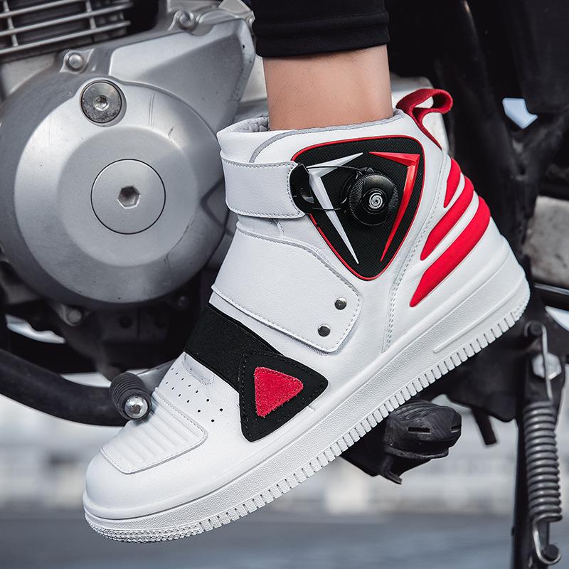 Motorcycle riding shoes for men and women, all-season off-road motorcycle boots, racing ankle boots, motorcycle travel equipment