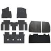 Luxury Car Floor Mats Cargo Liner W/ Backrest Mat Waterproof Durable For 2025-2025 Kia Carnival Mpv 8 Seats Car Floor Mats
