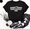 Eurovision Song Contest 2026 T- Shirt Unisex Tee MUSIC TV Show Countries  Shirts