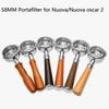 18mm 1ear Stainless Steel Portafilter for Nuova/Black Eagle/White Eagle/Nuova Oscar 1 Espresso Bottomless Handle Filter Tool