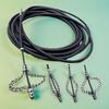 Electric Drain Cleaning Tool With Solid Chain And Spring For Unblocking Oil-Clogged Pipes Drain Auger Plumbing Unblocking