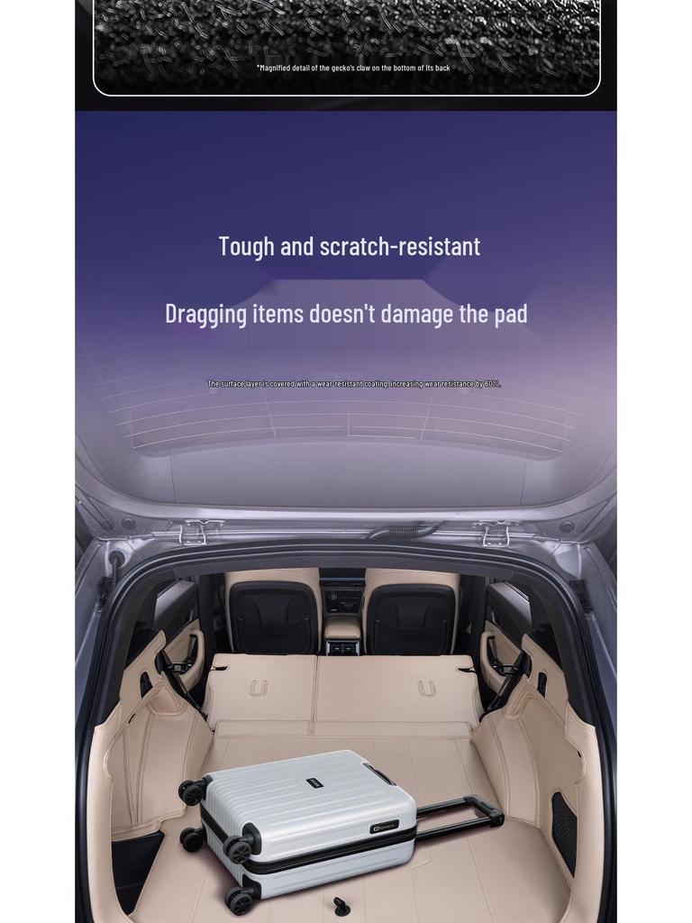 Xingyue L Trunk Mat: Full Coverage for 26 Geely Models, Original Car Color