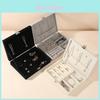 Jewelry Organizer Box With Lock For Necklace Earrings And Bracelets Home Storage Solution