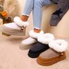 Fashion Snow Boots Winter Velvet Thickened Cotton Shoes Women's 2025 New Winter Warm Shoes