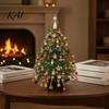 Schulferien Bastelbedarf DIY Perlen-Weihnachtsbaum-Set, Handgemacht mit LED-Lichtern, Dekorations-Bastelwerkzeuge Bastelprojekt, Perlen-Set für Erwachsene,