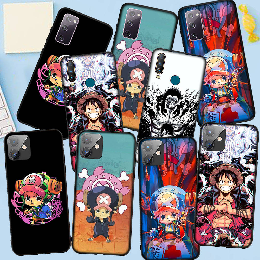 Phone Case for Samsung Galaxy S25 S24 S23 iPhone 16 15 Redmi Note 14 13 12 16E 11 Pro Max XR OPPO Moto Huawei Luffy One Piece Tony Tony Chopper Cover