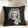 Singer Dolly Parton Pillow Case  Square Pillow Cover For Living Room Chair Novelty Pillowcases