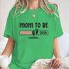 Mom To Be 2026 Loading Tshirt Crew Neck Short Sleeve Tee Mom To Be 2026 Tshirt Casual Daily Wear Pregnancy Graphic Tee