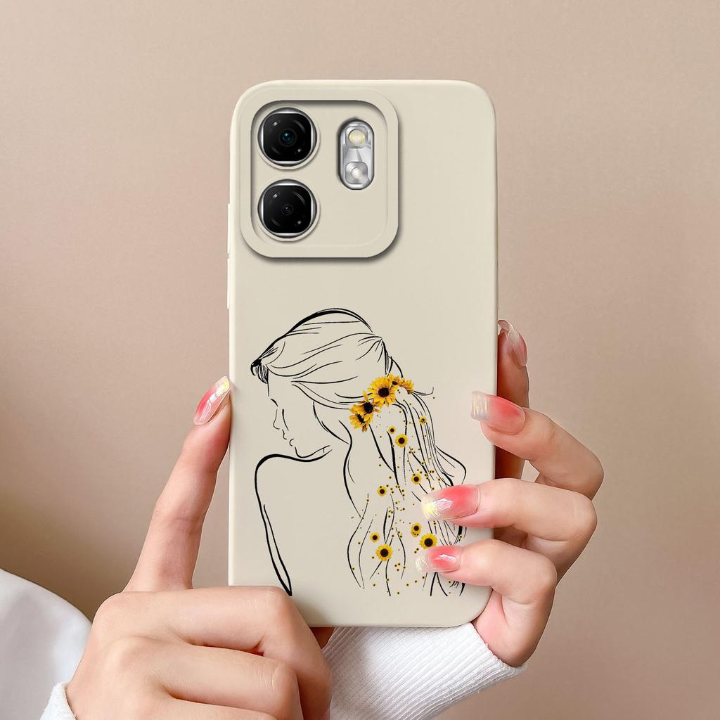 For Infinix Smart 9 Case Fashion Butterfly Liquid Silicone Full Protection Back Cover For Infinix Smart9 Model X6532 Phone Shell