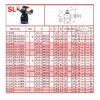 5 Stück 4mm 6mm 8mm Pneumatik-Luftfitting PL/PB/PC/PCF/SL Gewinde 1/8" 1/4 3/8 1/2 Gerade Schlauchfittings Rohr Schnellverbinder