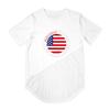 T-shirt Patchwork Slim Fit in Cotone e Rete da Uomo Fitness bodybuilding Manica Corta T-shirt Stampata Girocollo Mezza Manica