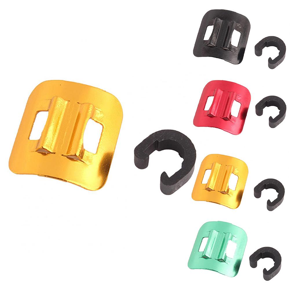 5 Stück / Packung Fahrradkabelhalter Fahrradkabelklemmen Aluminiumlegierung C-Form Schnalle Für Rennrad Brems- Schaltzüge