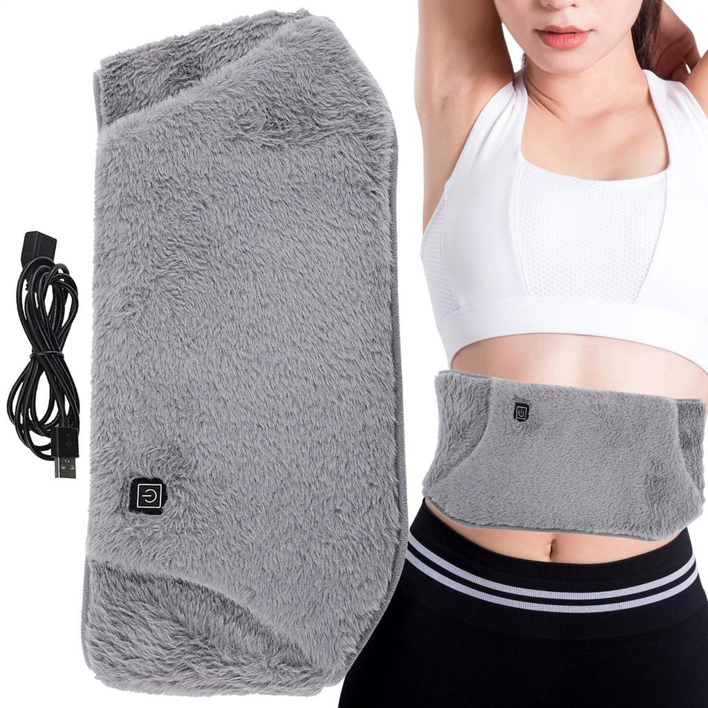 3 Levels Electric Heating Pad Cold-Proof Uterine Belt Cold-Proof Hand Waist Warming Pad USB Recharging Abdominal Warmer