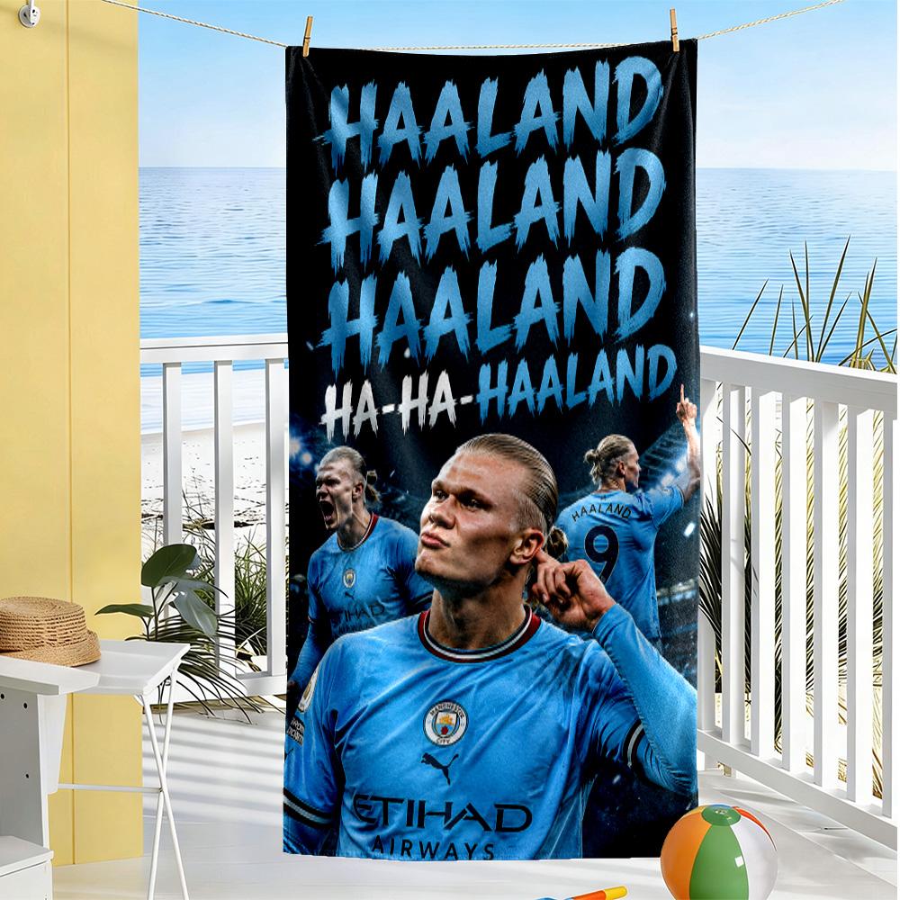 Football Player Celebration Beach Towel High Absorbency & Quick-Dry Comfortable Lightweight Perfect for Traveling Yoga Camping and Swimming