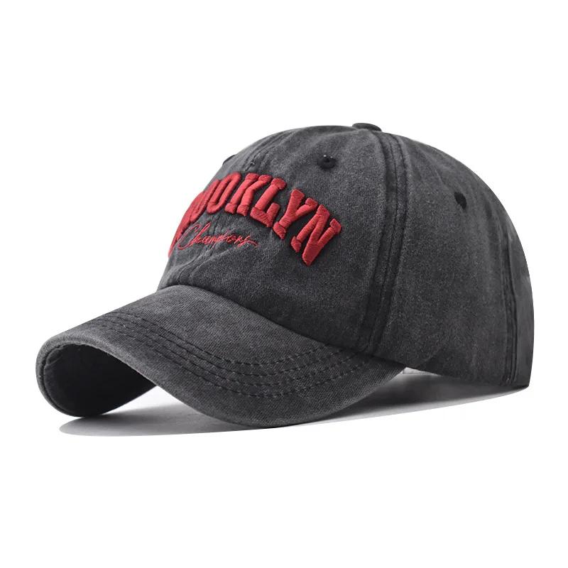2025 Spring/Summer Unisex Cotton Baseball Cap Vintage Washed with Alphabet ALWAYS Embroidery - Hip-Hop Inspired Snapback Design