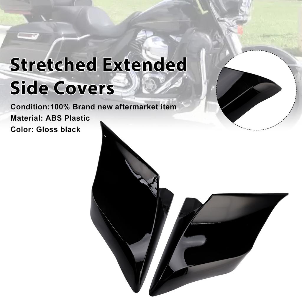 Stretched Extended Side Covers Set For Touring Road Glide King 2014-2022