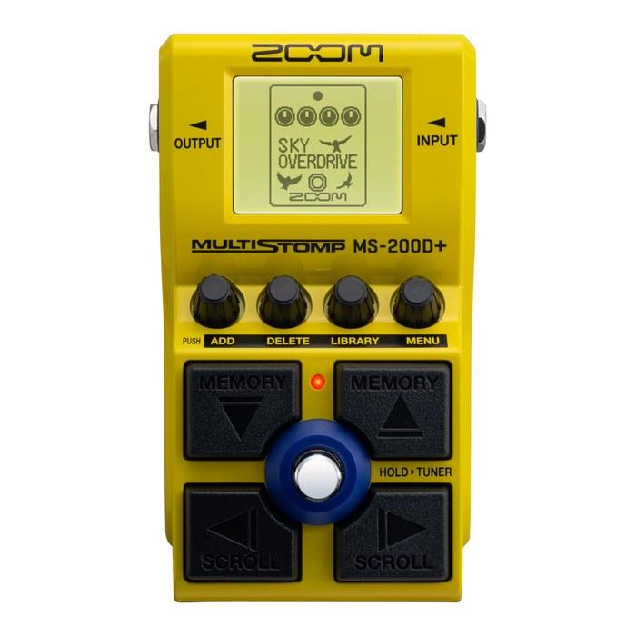 ZOOM MS-200D Plus Multi-Stomp Pedal – 200+ Distortion, Overdrive, Fuzz & Booster Effects – Yellow