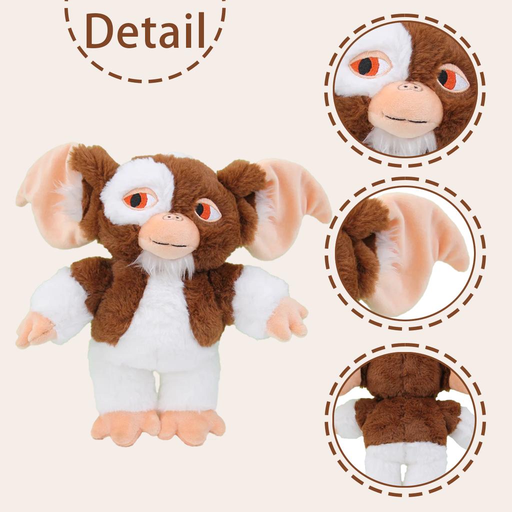 36cm Funny Gremlins Gizmo Plush Toys Soft Fluffy Movie Figure Stuffed Plushie Doll Cute Home Decoration Kids Boys Birthday Gifts