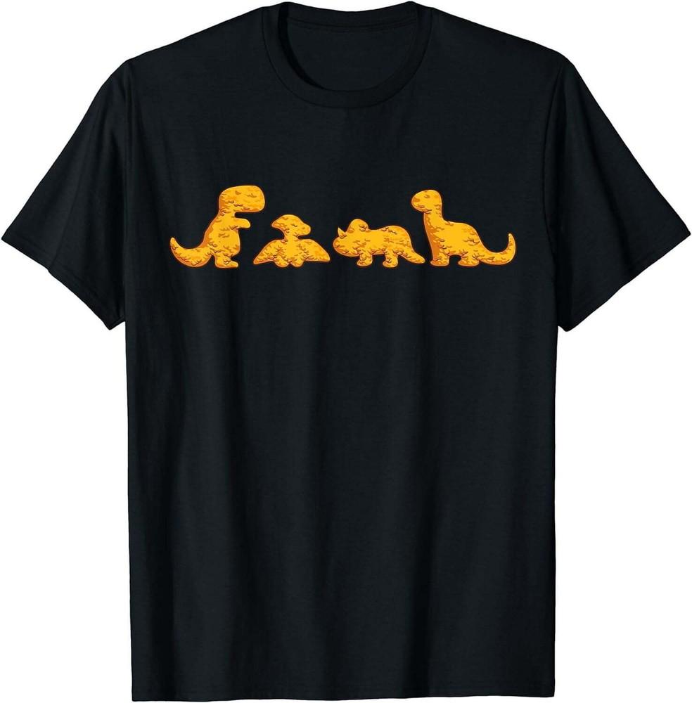 Dino Chicken Nugget Funny Shape Nug Lover TShirt Unisex T-Shirt L