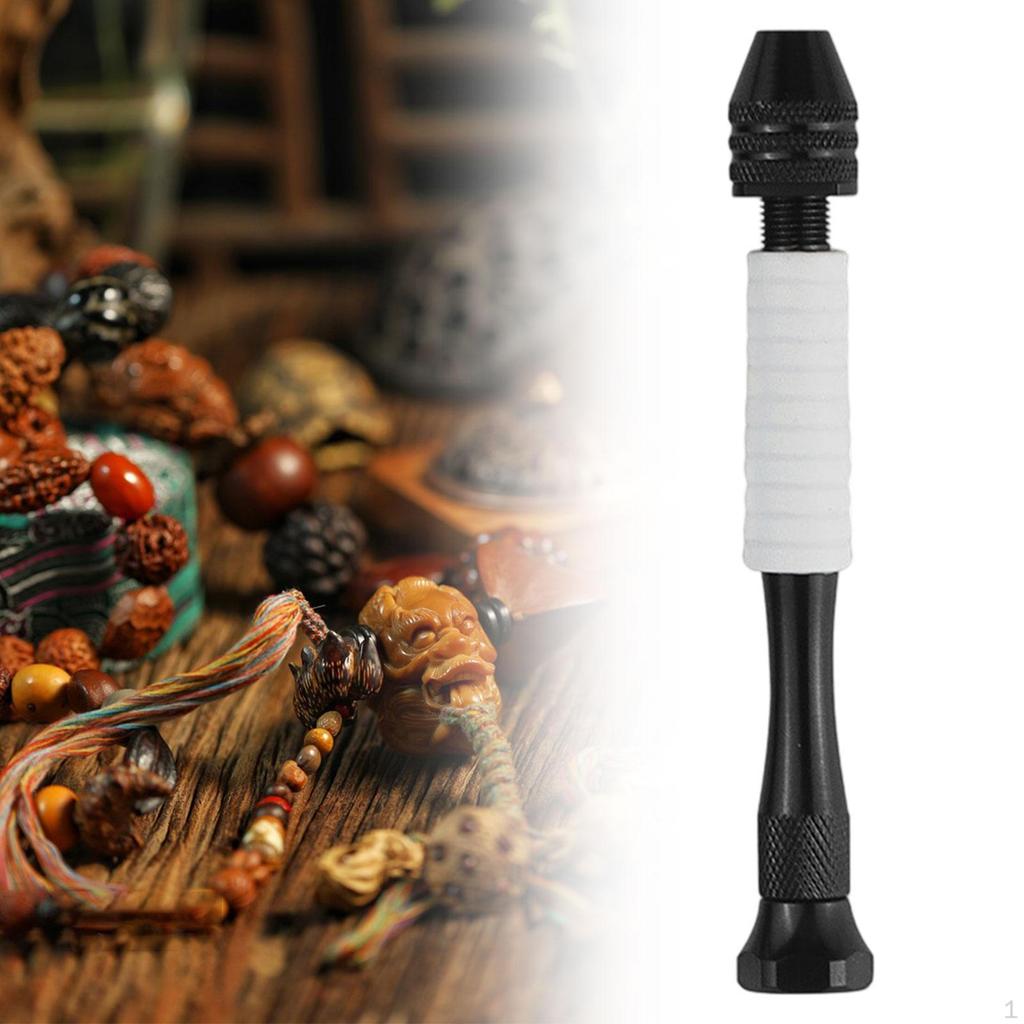 Manual Drill Tool for Pin Vise, Micro Clamping Range 0.3-3.4mm Crafting