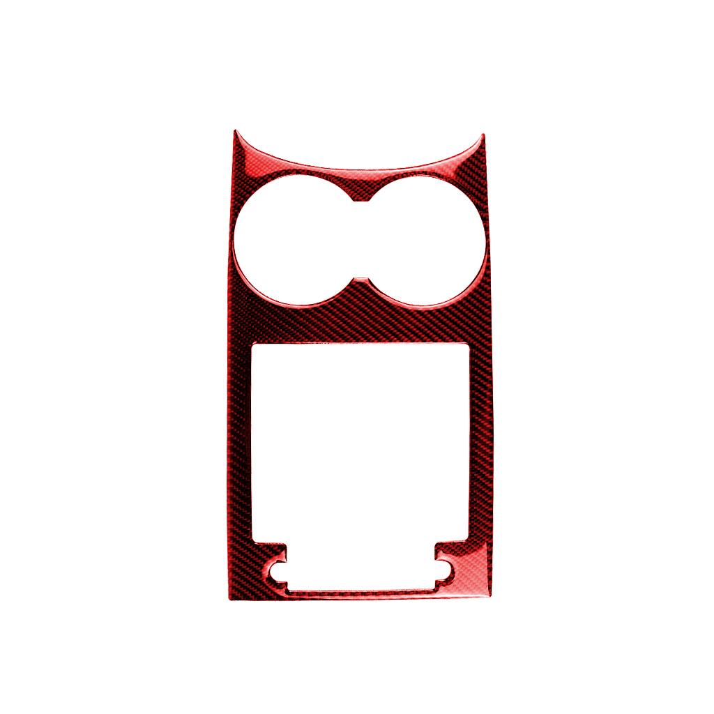 For Porsche MACAN 2014 2015 2016- Water Cup Panel Decoration Sticker Decal Cover Trim Car Interior Accessories Carbon