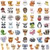 50 Big-Eyed Animal Waterproof Graffiti Stickers for Phones, Laptops, Water Cups, Stationery, and Pencil Cases