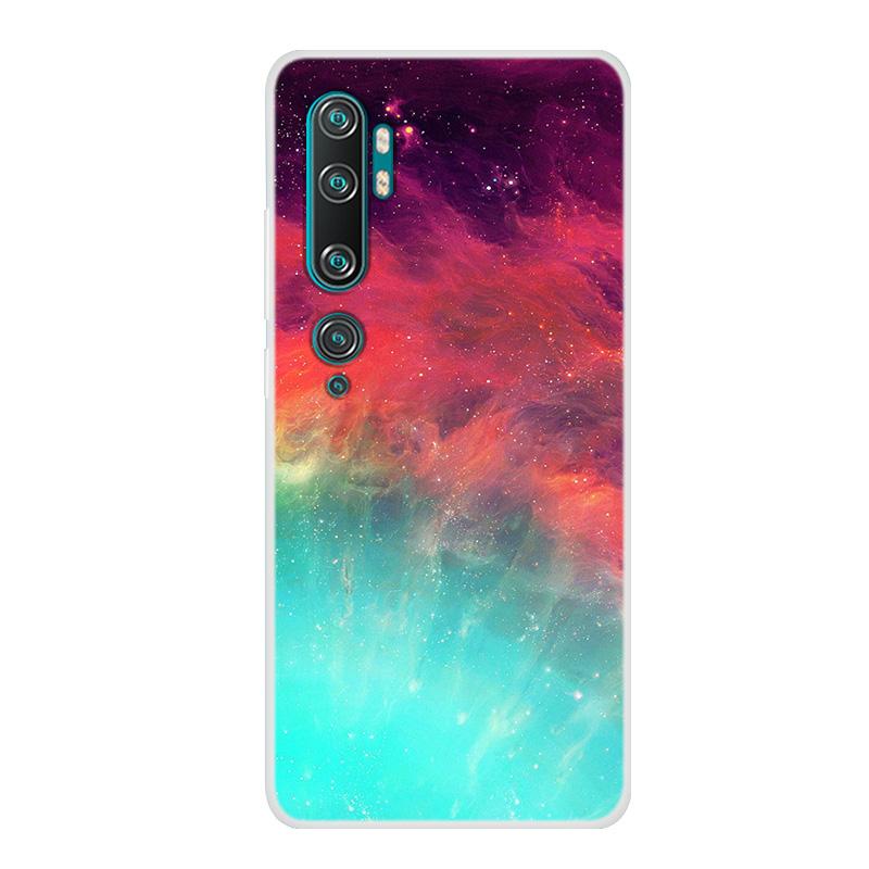 For Xiaomi Mi Note 10 Case Soft Silicone Back Cover Phone Case on For Xiaomi Redmi Note 10 Pro Coque For Xiomi Mi Note10 Pro