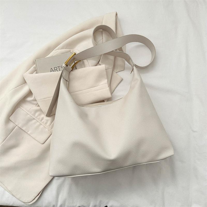Chic Minimalist Large Pu Shoulder Bag For Women Perfect For Daily Commuting