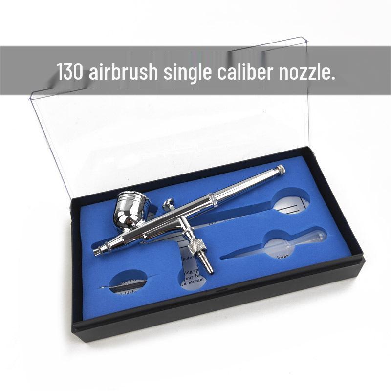 

180S Double-Action Airbrush: Precision Nozzle for Gundam Coloring, Fine Art, Leather Models, and Makeup Use