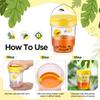 4pcs Insect Wasp Trap Waterproof Hanging Hornets Trap Reusable Wasp Catcher Fruit Fly Trap Moth Trap Fly Trap Pest Control Tools
