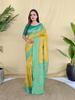Indian Silk Saree for Women | Rich Woven Border & Contrast Pallu | Festive Ethnic Outfit